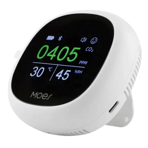 Moes CO2 Portable Temp Humi Air Quality Monitor