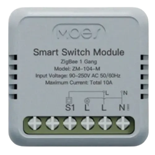 Moes ZigBee Mini Switch Module 1 Gang