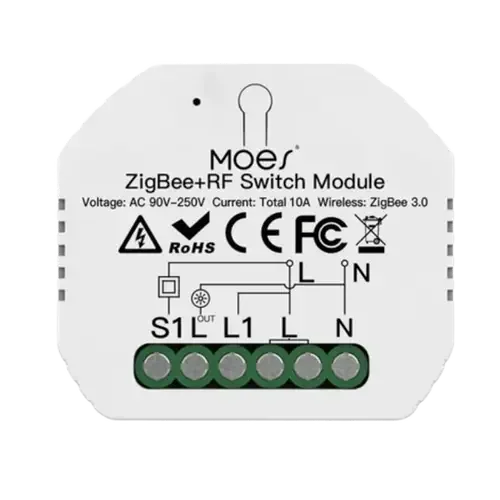 Moes ZigBee 3.0 RF Switch Module 1 Gang