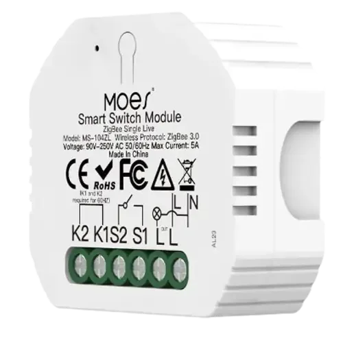 Moes ZigBee Smart Light Switch Module No Neutral